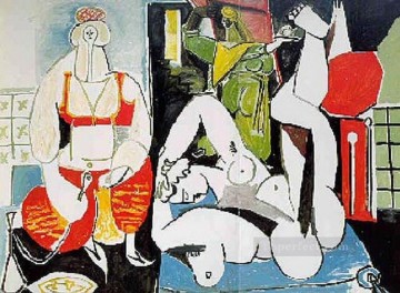 パブロ・ピカソ Painting - アルジェの女たち ドラクロワ 8 世 1955 パブロ・ピカソ